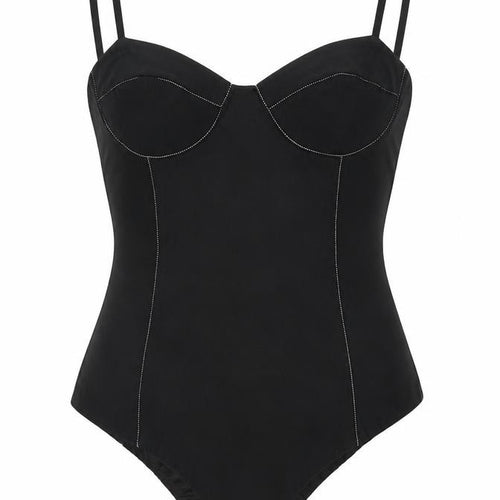Zara Women’s Black Bodysuit M Sleeveless Party Chic