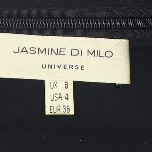 Jasmine Di Milo Women's Black Mini Sheath Dress Size 8