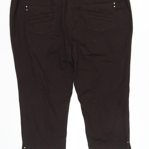 COSMA Women's Black Trousers, Size 28 - Classic Style