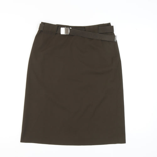 Marks and Spencer Women's Brown Pencil Skirt Size 12