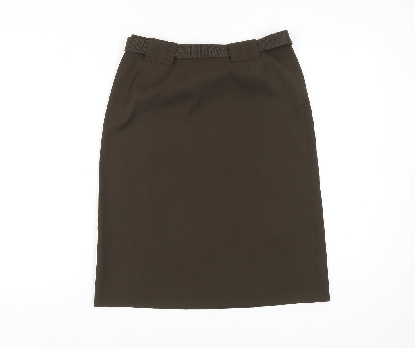 Marks and Spencer Women's Brown Pencil Skirt Size 12