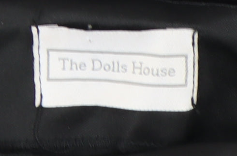 The Dolls House Women's Black Lace Leggings S