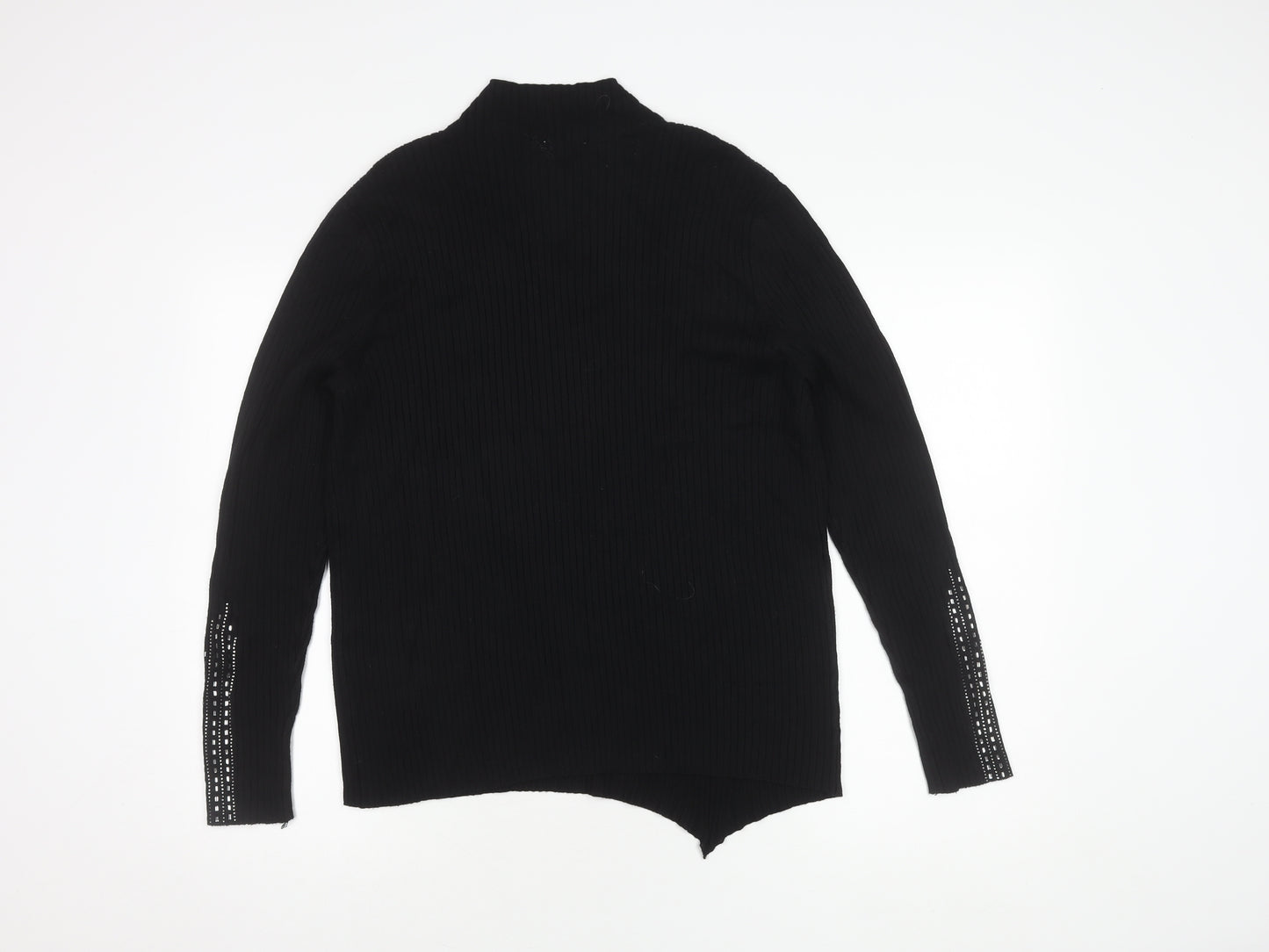 Klass Women's Black Studded Tunic Jumper XL