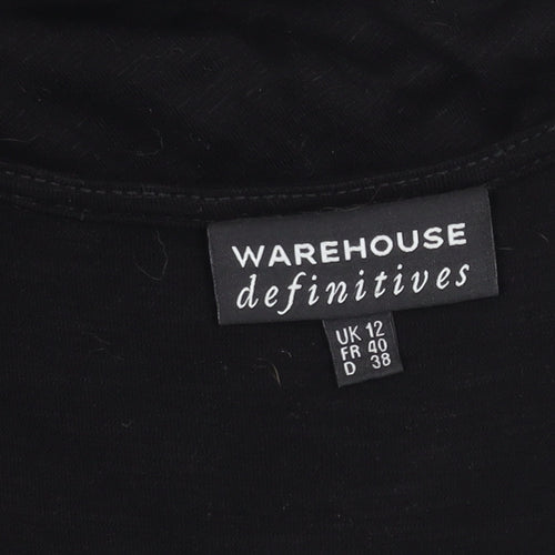 Warehouse Women's Black Long Tank Dress Size 12