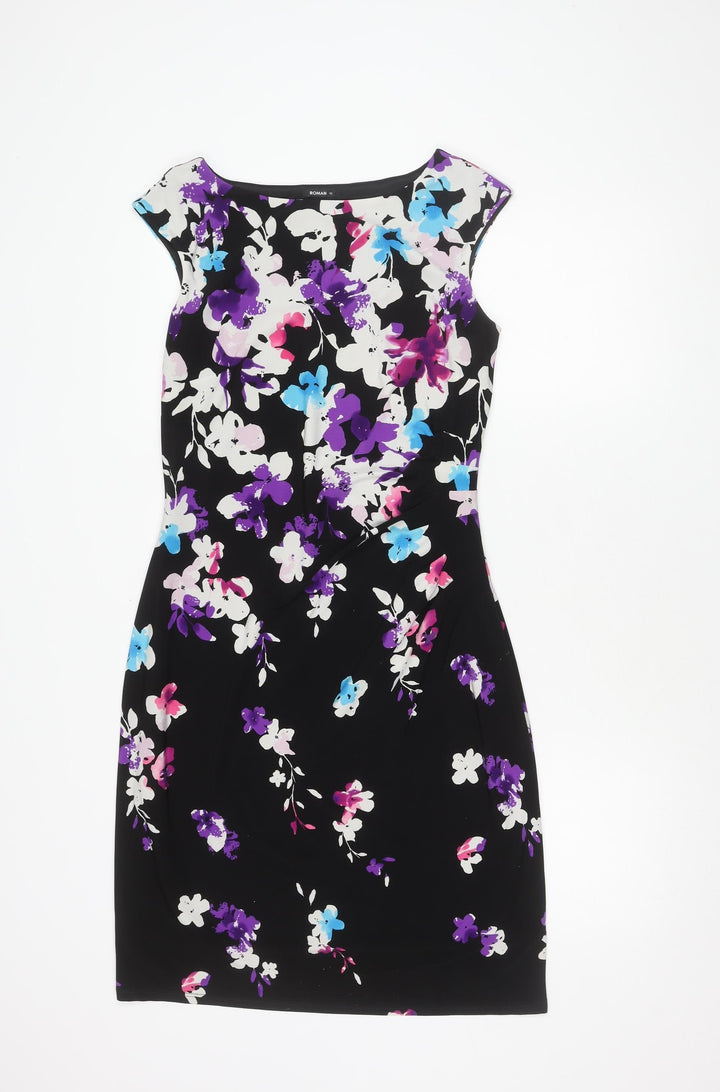 Roman Originals Women's Floral Bodycon Dress Size 12