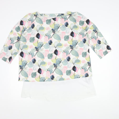 Phase Eight Women's Multicoloured Floral Blouse Size 16