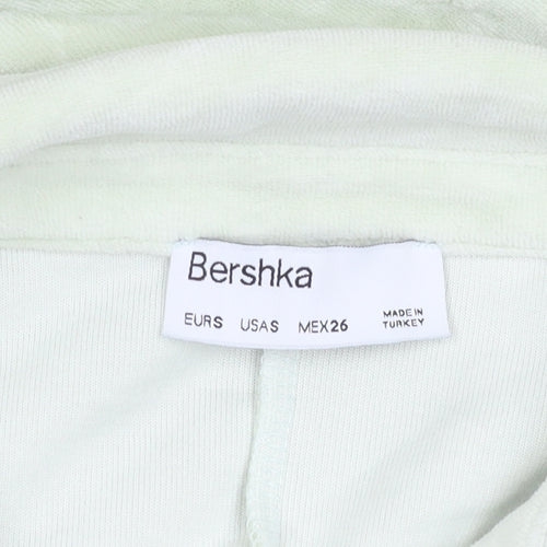 Bershka Women's Green Short Sleeve Playsuit S