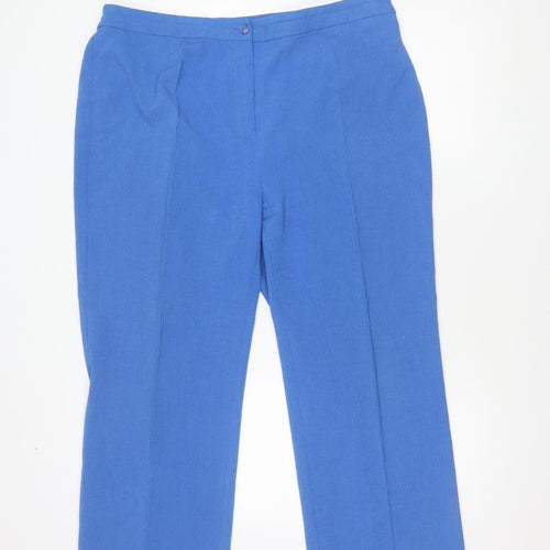 EWM Pure Classics Women's Blue Cropped Trousers