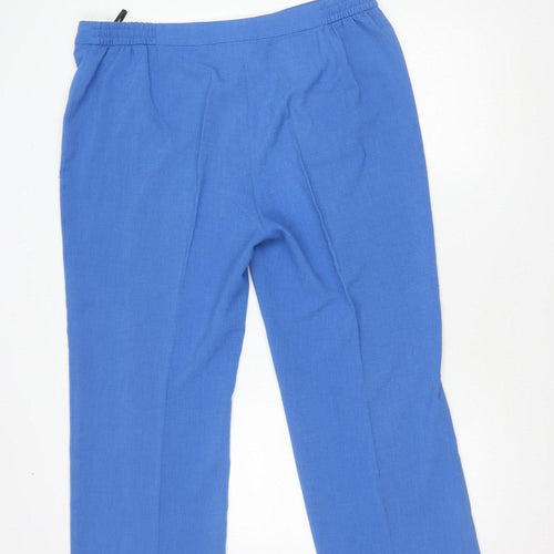 EWM Pure Classics Women's Blue Cropped Trousers