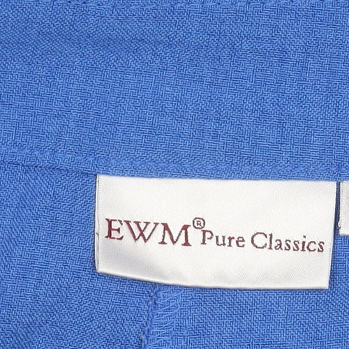 EWM Pure Classics Women's Blue Cropped Trousers