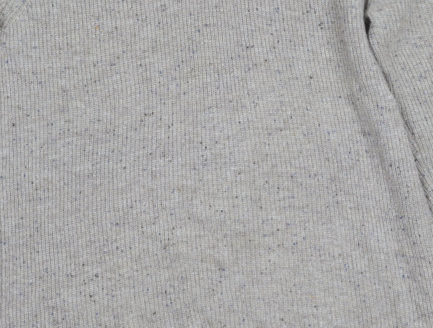 Mantaray Men's Beige Pullover Jumper, L, High Neck, 1/2 Zip