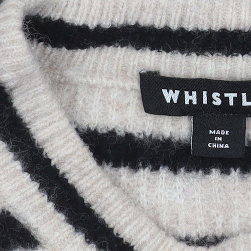 Whistles Women's XS Striped Pullover Jumper Multicoloured