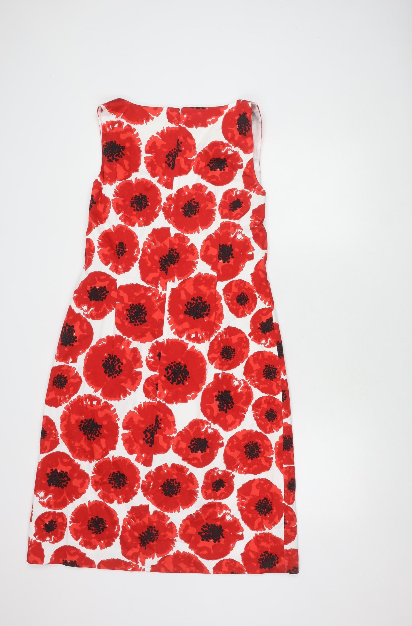 Kaleidoscope Floral Red Shift Dress Women Size 16