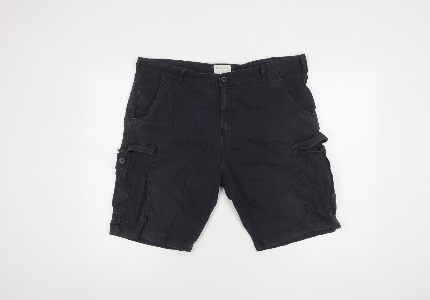 Mountain Warehouse Men's Black Cargo Shorts Size 36