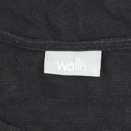 Wallis Women's Black Sleeveless Dress Size 12