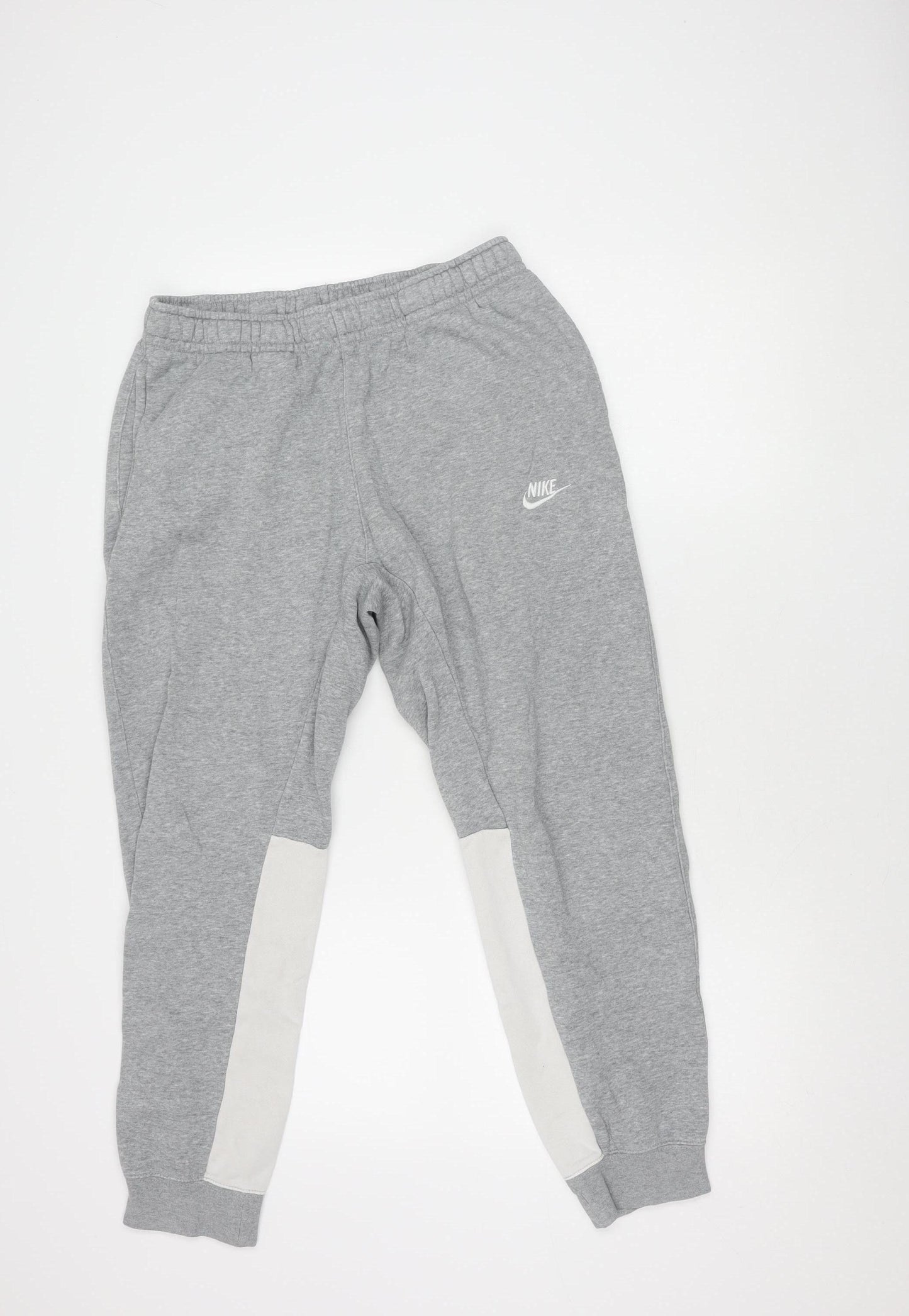 Nike Men's Grey Jogger Trousers M - Elastic Waist, Pockets