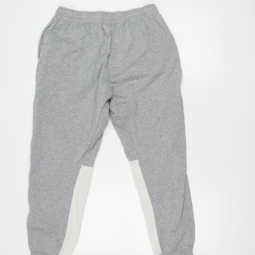 Nike Men's Grey Jogger Trousers M - Elastic Waist, Pockets