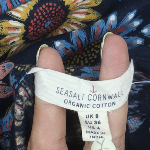 Seasalt Cornwall Women's Multicoloured Tunic Blouse Size 8
