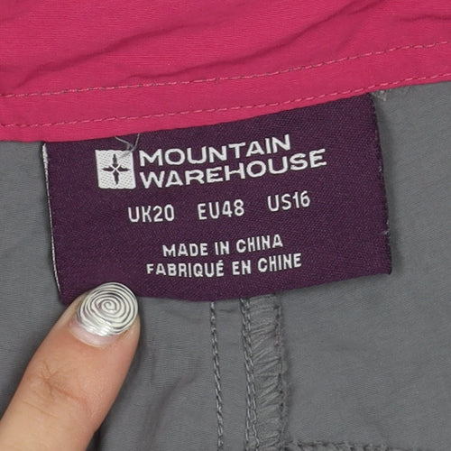 Mountain Warehouse Women's Grey Walking Trousers Size 20