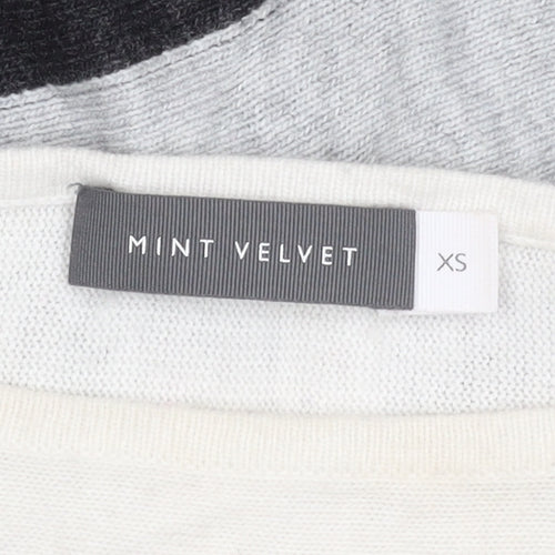 Mint Velvet Women's Grey XS Star Pullover Jumper