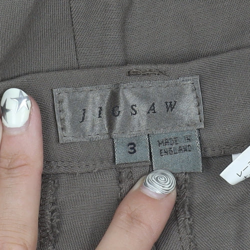 Jigsaw Women's Brown Trousers Size 10