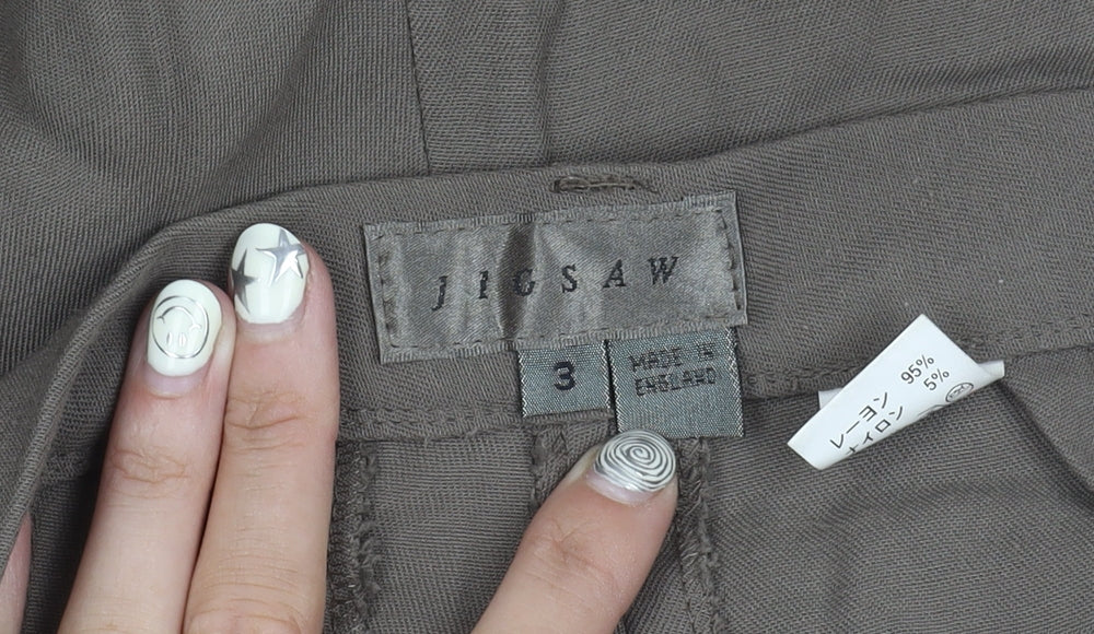 Jigsaw Women's Brown Trousers Size 10