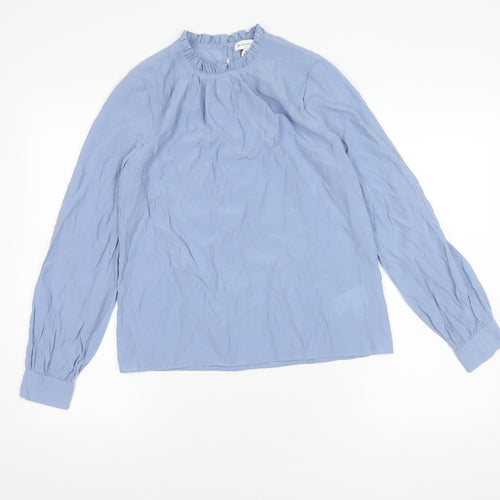 Warehouse Women's Blue Long Sleeve Blouse Size 6