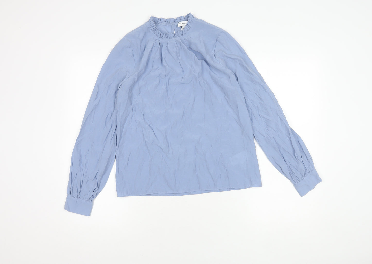 Warehouse Women's Blue Long Sleeve Blouse Size 6