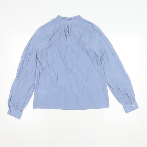 Warehouse Women's Blue Long Sleeve Blouse Size 6