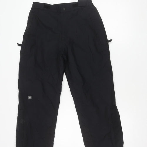 Marks and Spencer Girls Black Snow Pants 9-10 Years