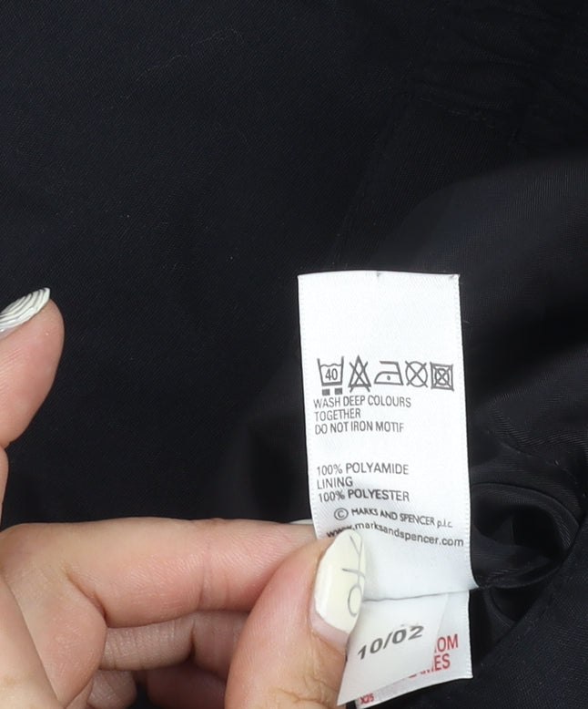 Marks and Spencer Girls Black Snow Pants 9-10 Years