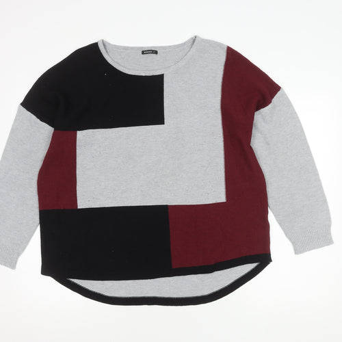 Roman Women's Geometric Pullover Jumper Size 20 Multicoloured