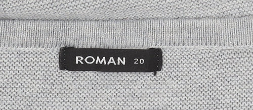 Roman Women's Geometric Pullover Jumper Size 20 Multicoloured