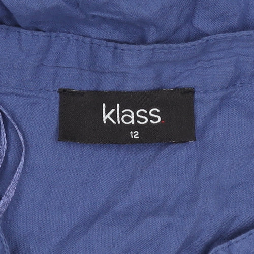 Klass Women’s Blue Sleeveless Top Size 12