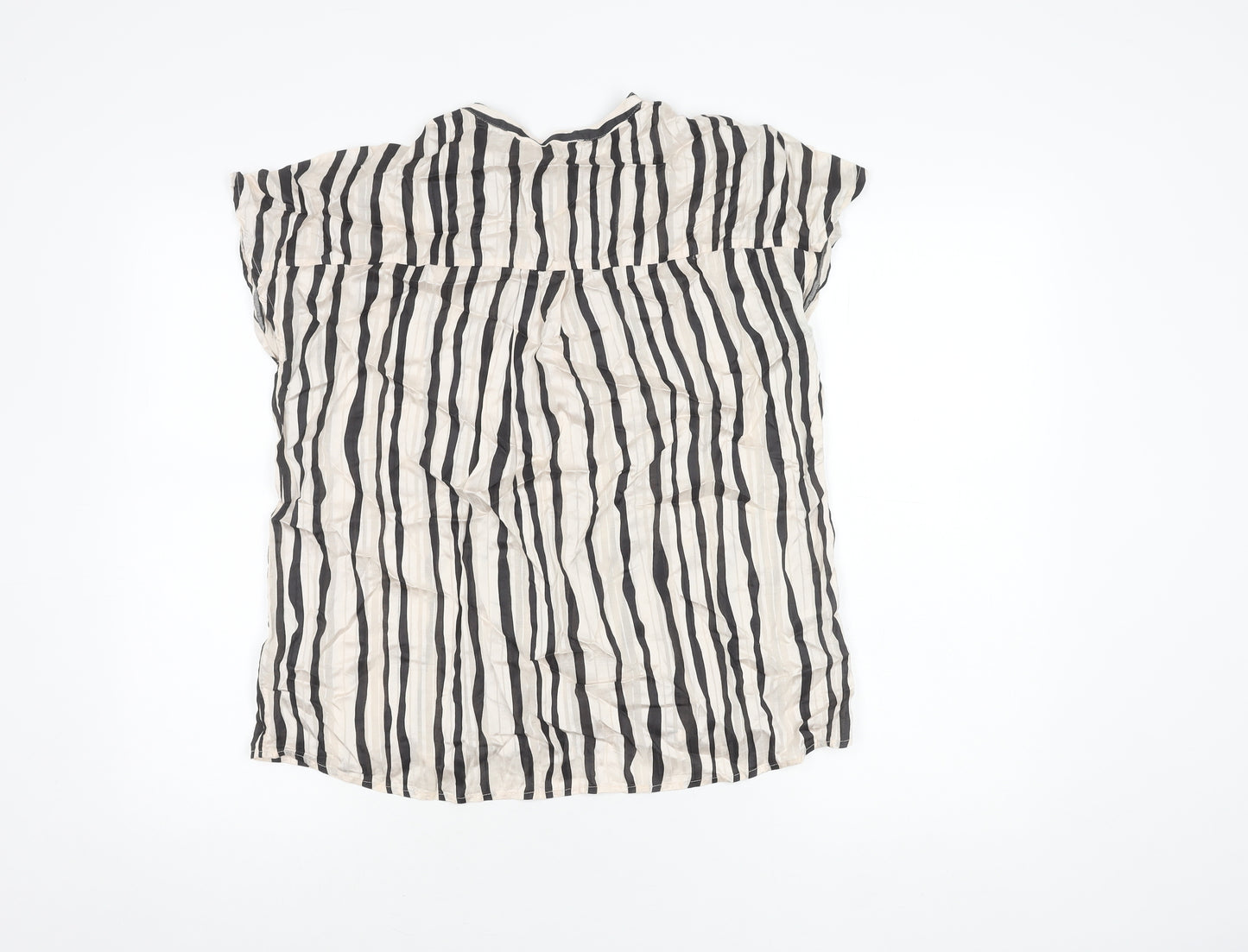 MNG Women's Multicoloured Striped Blouse S