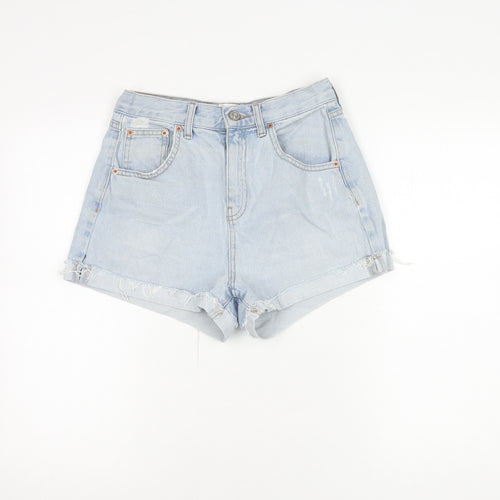 BDG Women's Blue Cut-Off Shorts, Size 10, High Rise Denim