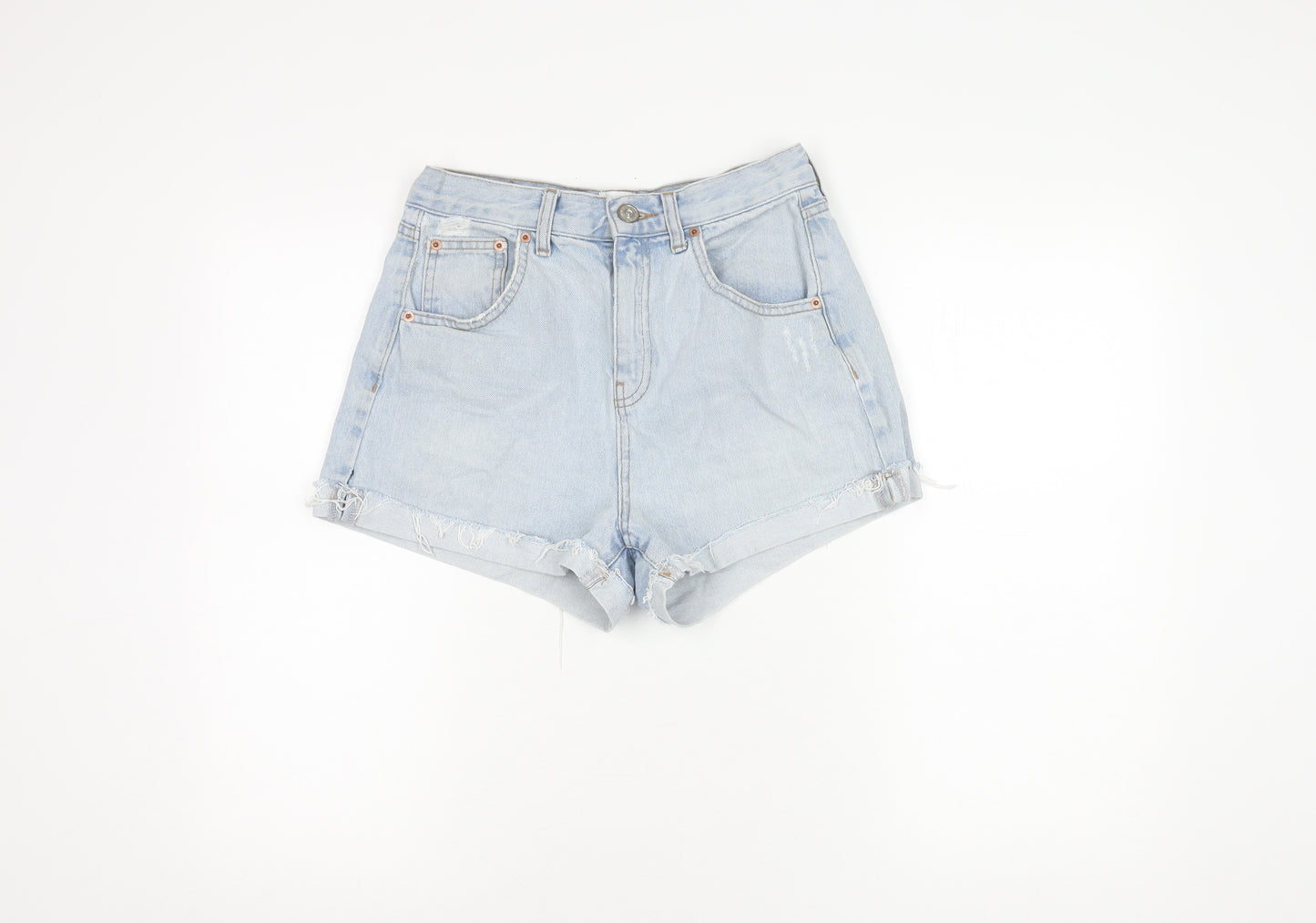 BDG Women's Blue Cut-Off Shorts, Size 10, High Rise Denim