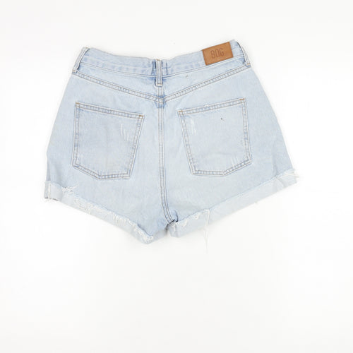BDG Women's Blue Cut-Off Shorts, Size 10, High Rise Denim