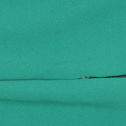 walG Women's Green Sheath Dress Size 10 Ruffle Sleeve