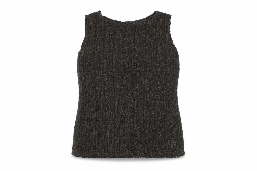 Front view of Marks & Spencer Gold Women's Tank Top, size 22
