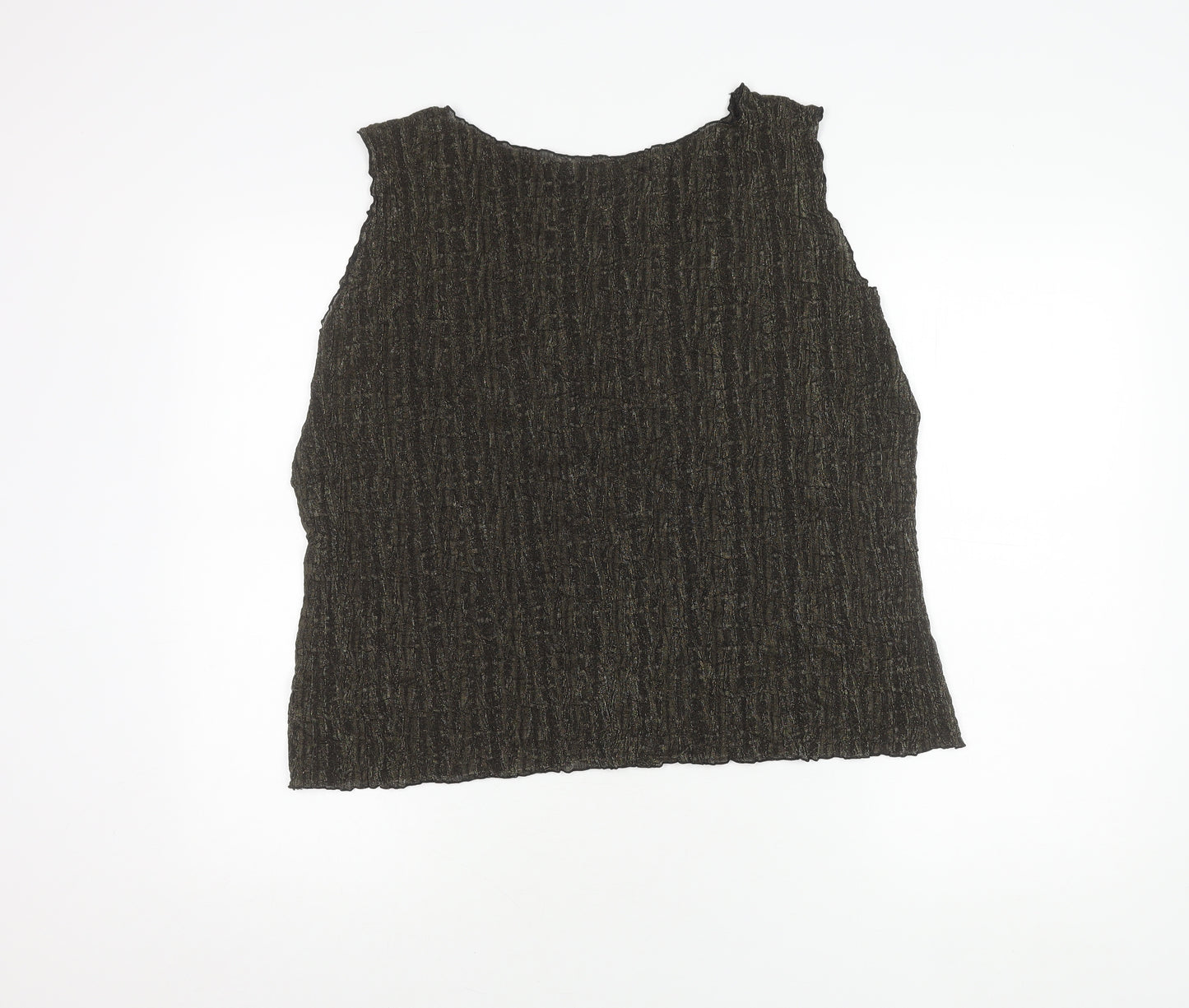 Marks and Spencer Gold Women's Tank Top Size 22