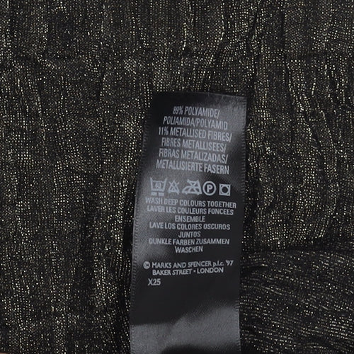 Marks and Spencer Gold Women's Tank Top Size 22