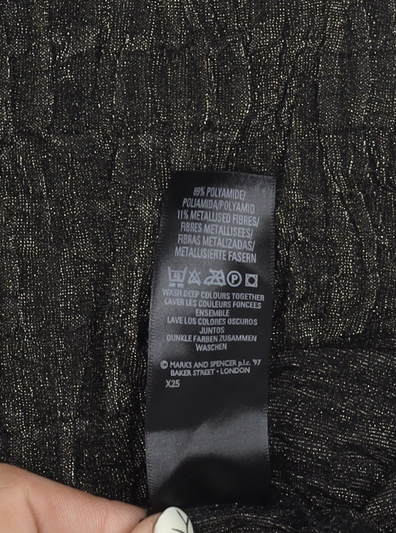 Marks and Spencer Gold Women's Tank Top Size 22