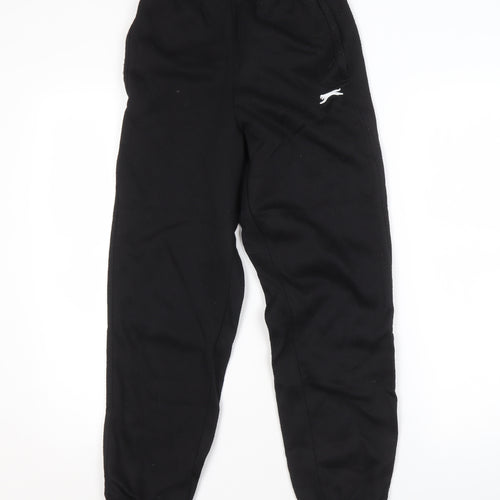Slazenger Boys Black Track Pants 13 Years