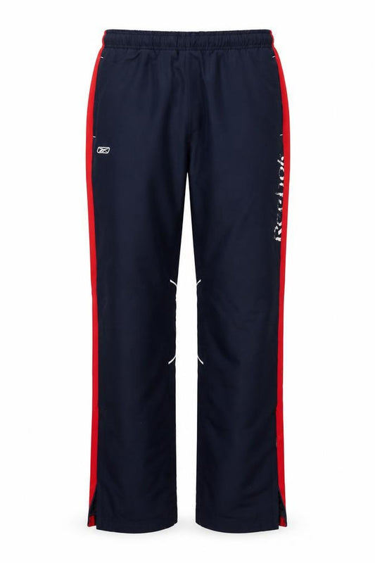 Front view of Reebok Men's Blue Track Pants S