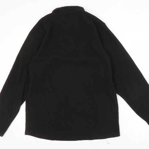 Regatta Men's Black Fleece 1/4 Zip Sweatshirt L