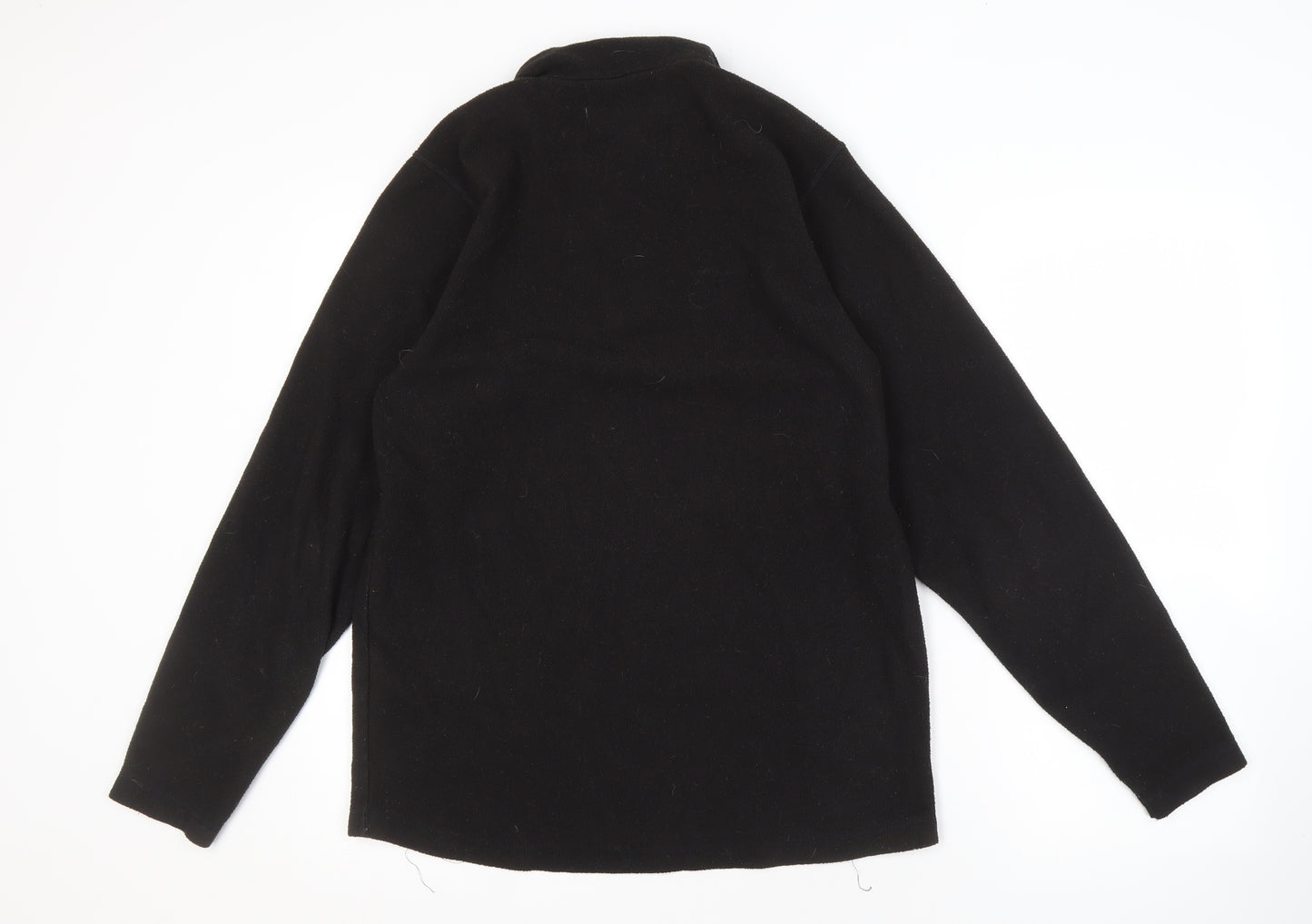 Regatta Men's Black Fleece 1/4 Zip Sweatshirt L