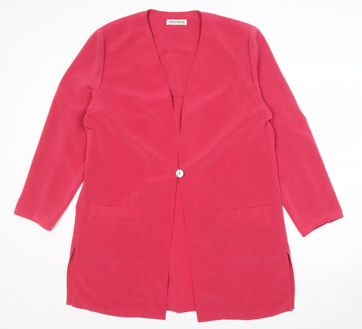 Windsmoor Women's Pink Long Coat Size 14