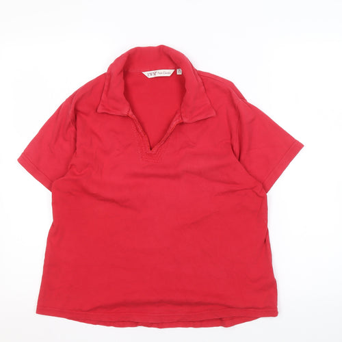 EWM Pure Classics Women's Red Polo Shirt M