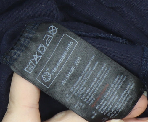 Harry Potter Boys Blue Long Sleeve T-Shirt S Graphic Wizard